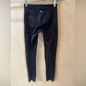 Lululemon Invigorate High Rise Tight 25” Everlux Black Women Size 2 MRSP $128